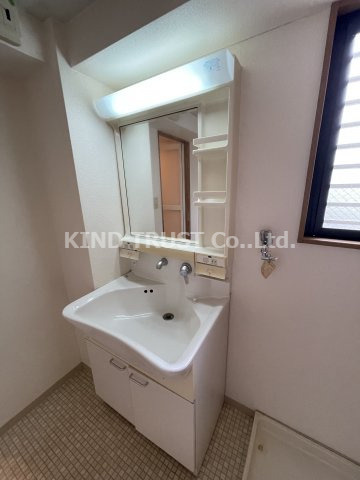 レクシア長柄の洗面所|脱衣スペースもあります