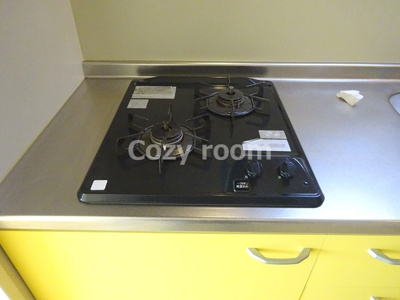 【キッチン】 | エルソル江坂 | お料理しやすいガス2口コンロです