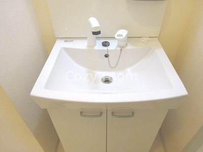 【独立洗面台】 | エルソル江坂 | 広めの洗面台ボールです