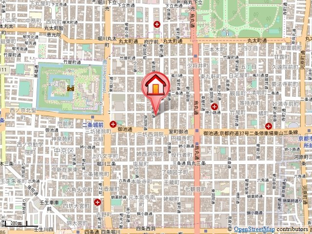 クローナコート烏丸御池の地図