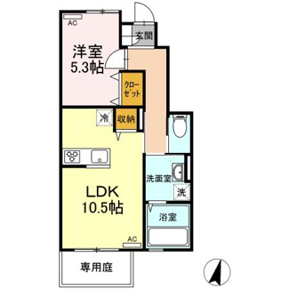 【間取り】 | ドルセットセブン　A