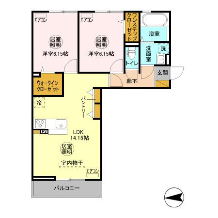 【間取り】 | ベイテラス アイリス