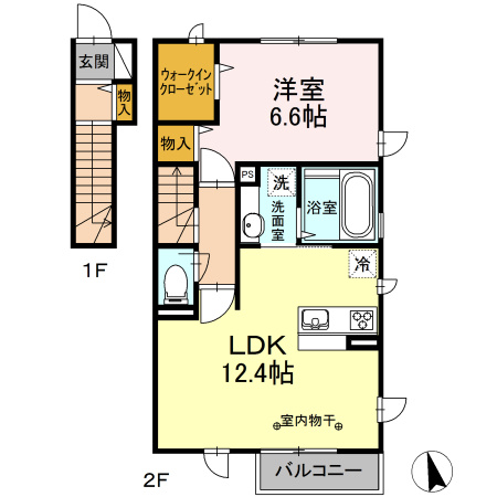 サンコート宮沢の間取り