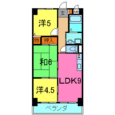 ベアーズ土山の間取り