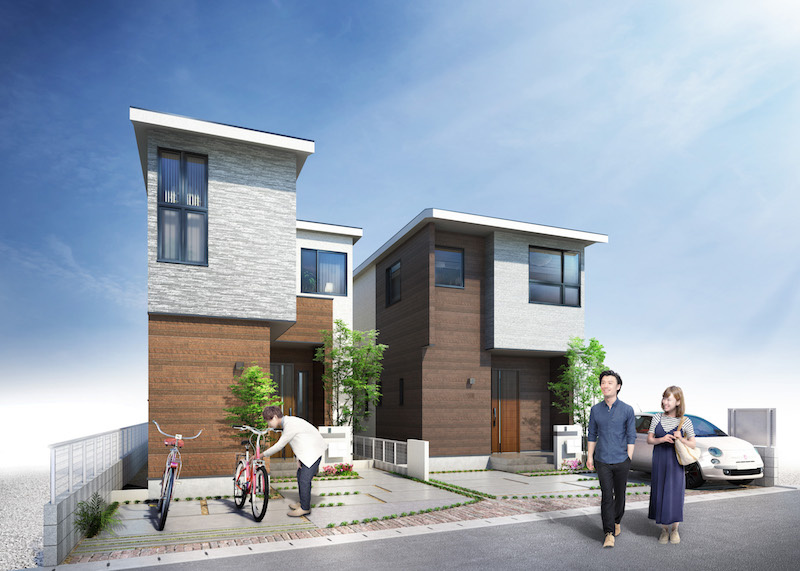 グラッド・タウン明美の里町の外観|■外観のデザインは、お客様にてデザイン可能です♪♪