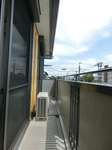 プログレス　B棟のバルコニー