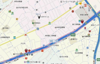 【地図】 | EXAM初台 | コムハウジングにおまかせください！０３－３３７６－４６９４