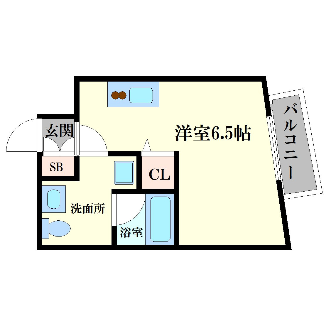 翔・阿波座の間取り