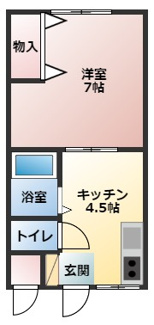 【間取り】 | プレステージ北有浦 Ｃ棟