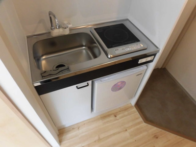 【キッチン】 | メゾンオパル | 安心安全のIHコンロ付きキッチンです