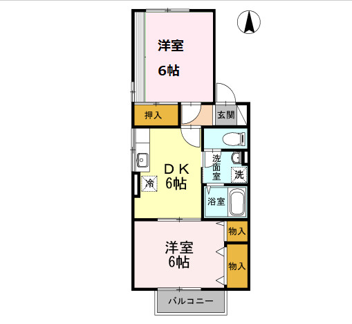 セジュール飯村北の間取り