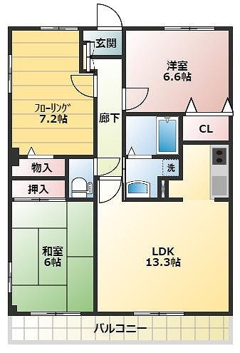 ヴィターレ百石の間取り