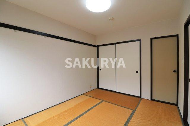 パールハイツ　A棟の和室|現況と異なる場合があります。