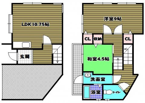 市町ガーデンハウスの間取り