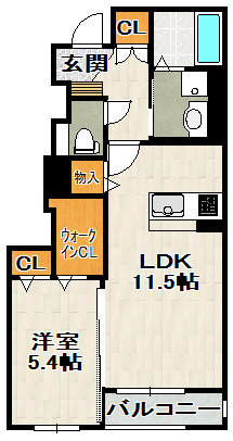 フォレスト宝塚Ⅰの間取り