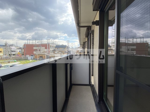 アビタシオンA棟のバルコニー