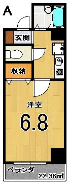 リシェス二条の間取り