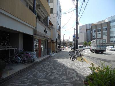 リシェス二条の地図|前面道路