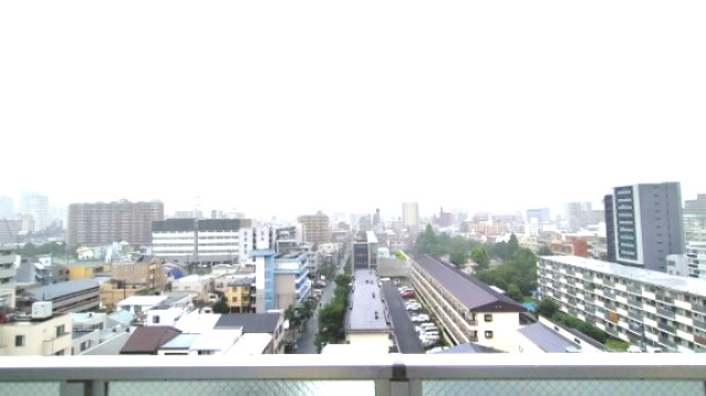 関目グリーンハイツC棟の展望|上層階で眺望良好♪