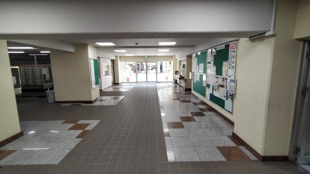 関目グリーンハイツC棟のその他共用部分|ロビーです。
