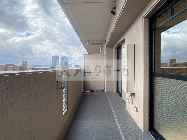 タウンコート咲佳映のバルコニー