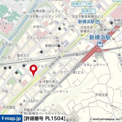 【地図】 | ハーモニーレジデンス新横浜