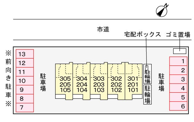 グレイシャスの区画図
