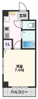 【間取り】 | チサトハイツⅢ