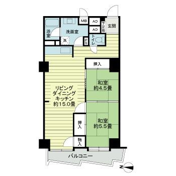 【間取り】 | ローズマンション大濠　★プライスホームなら仲介手数料0円です★ | 間取り