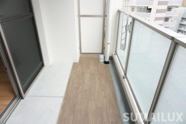 熊本市中央区新大江１丁目の賃貸マンションのバルコニー