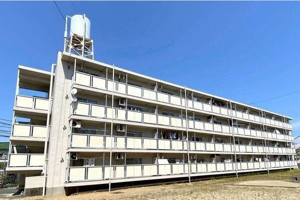 ビレッジハウス奥北野3号棟の外観パース|ビレッジハウス奥北野