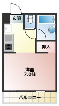 アモント中村の間取り