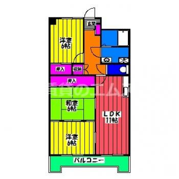 【間取り】 | さくらハイツ | さくらハイツの間取り