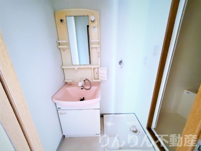 【洗面所】 | ペアスタ常三島 | 忙しい朝には欠かせない洗面所です