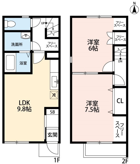 【間取り】 | ＦＯＲＳＩＧＨＴ ＯＺＯＮＯ Ⅱ