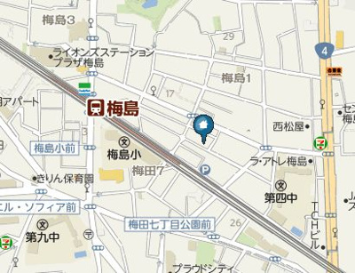 【地図】 | グランシャレー梅島駅前