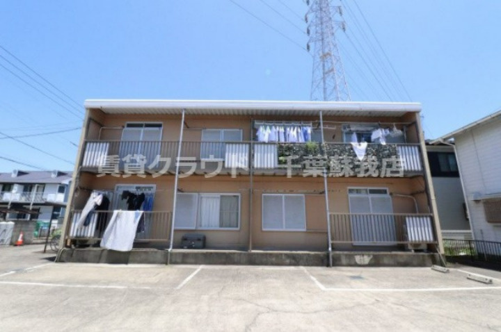 スカイハイツ池田Bの外観|落ち着いた雰囲気の外観です