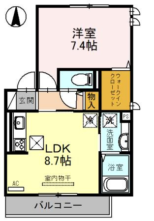 シャンポール雅の間取り
