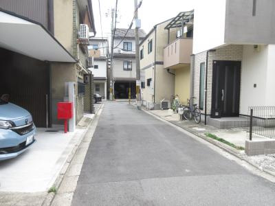 シャンポール雅の地図|前面道路