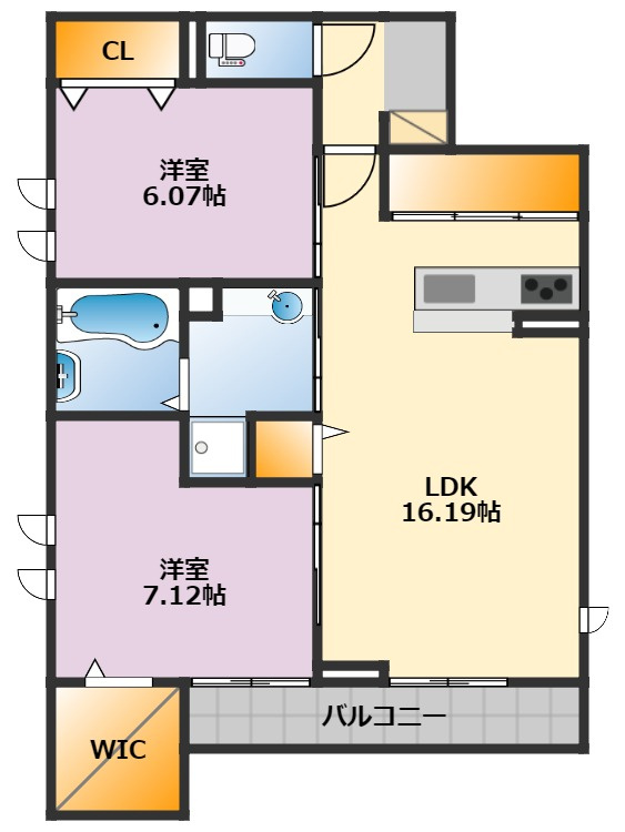 グランツ　ベータの間取り