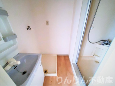 【洗面所】 | ギャラック国府Ⅱ | 脱衣スペースもあります