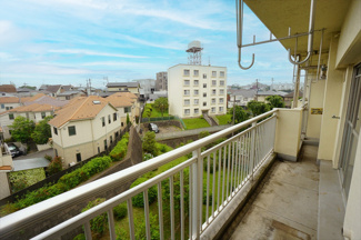 【展望】 | 東南向き最上階！バルコニーからの景色は格別です。