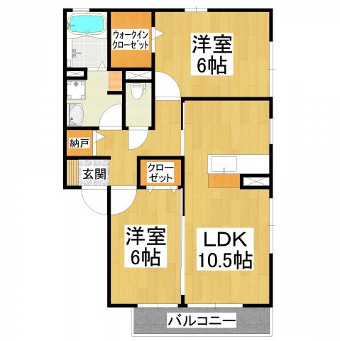 【間取り】 | D'フォレスタ初芝