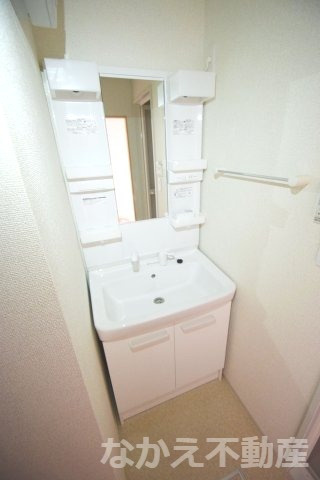 【洗面所】 | スペースが確保できる洗面所です