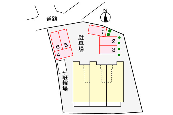 サンリットパークⅡの区画図