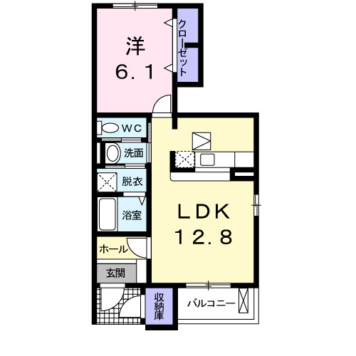ラシーヌⅡの間取り