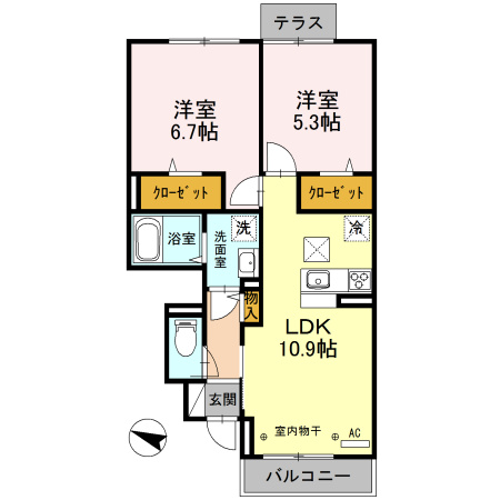 アザレアの間取り