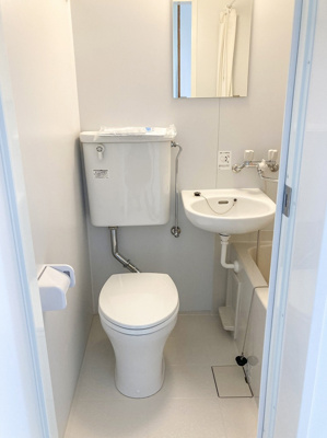 【トイレ】 | 福澤ハイツ | 3点ユニットバス
