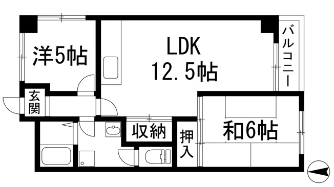 【間取り】 | ハイツ延命