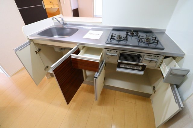 モンサンオールのキッチン|キッチン収納